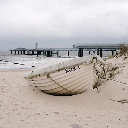 the breeze Aparthotel Heringsdorf  Buitenkant foto The pier at the Baltic Sea