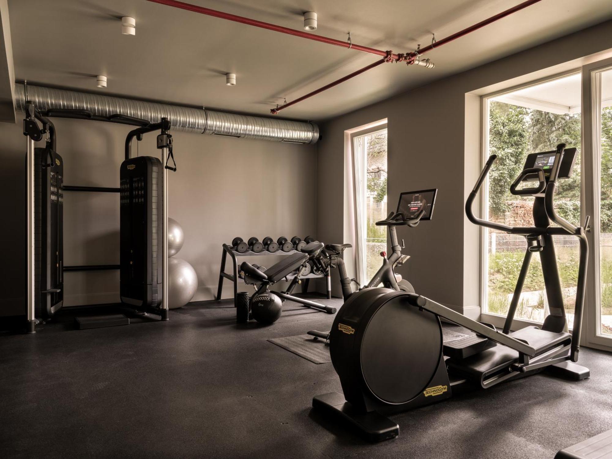 the breeze Aparthotel Heringsdorf  Buitenkant foto The gym at the hotel