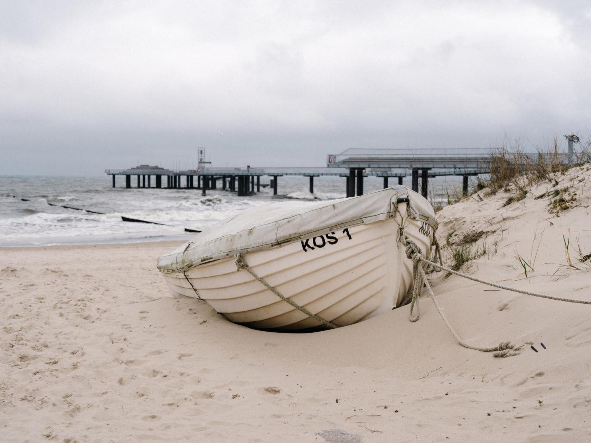 the breeze Aparthotel Heringsdorf  Buitenkant foto The pier at the Baltic Sea